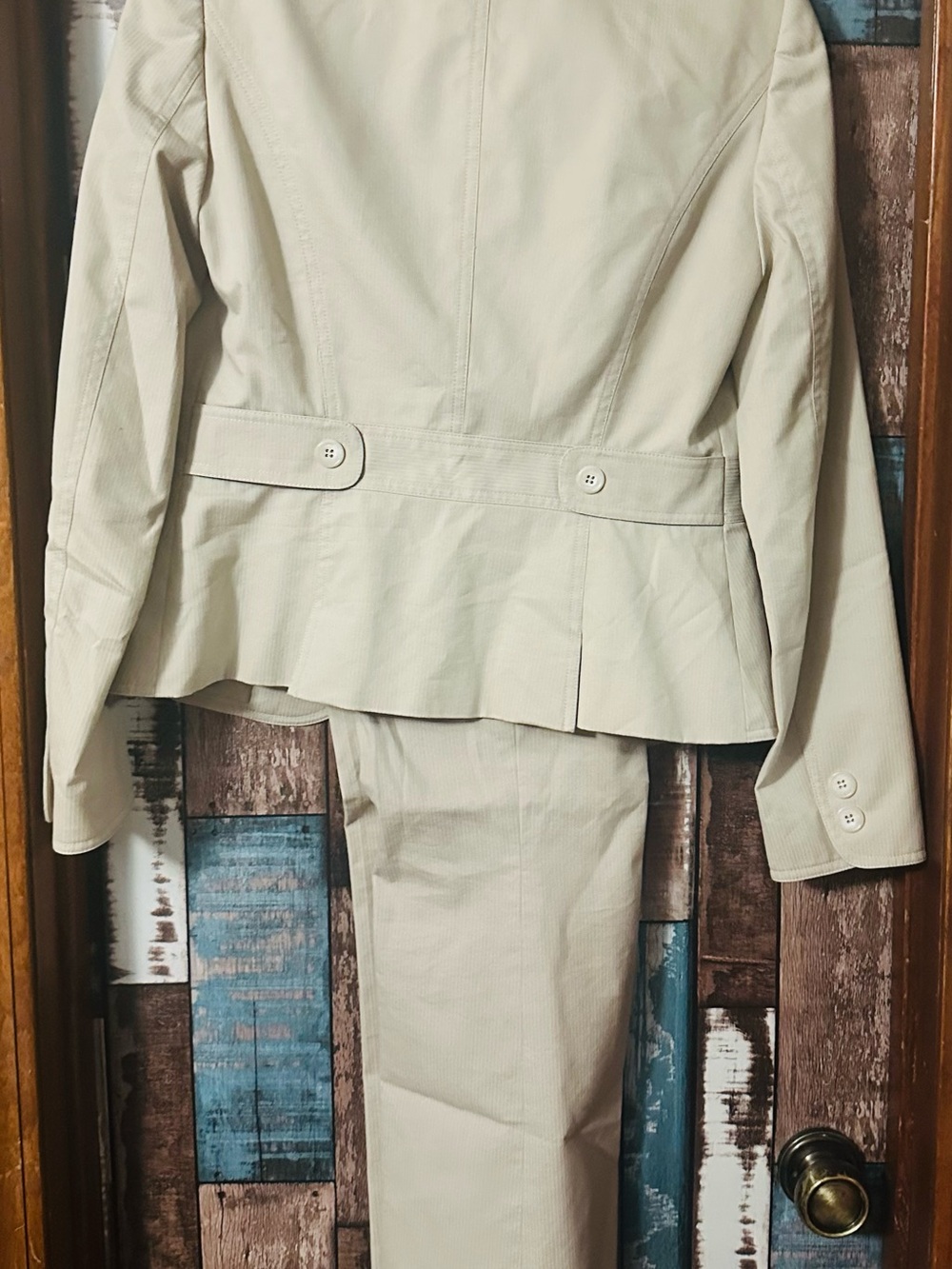 ANTONIO MELANI Light Beige Women's Blazer - Picture 2 of 6